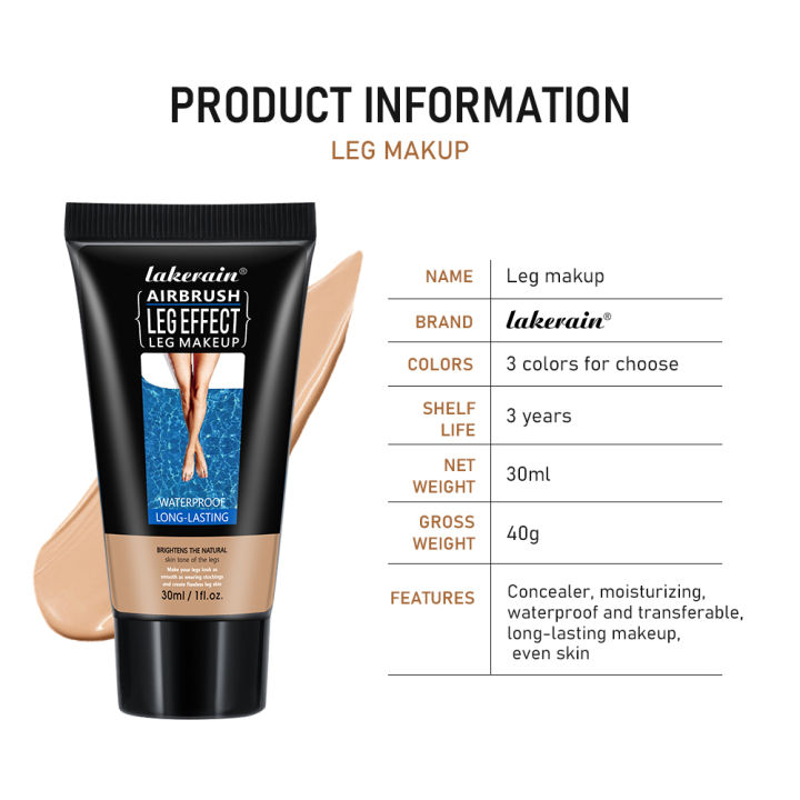 Leg%20Even%20Skin%20Tone%20Body%20Lotion%20Airbrush%20Leg%20Makeup%20Moisturizing%20Liquid%20Body%20Foundation%20Tan%20Cream%20Tanning%20Skin%20Care%2030ml%20-%20Image%206