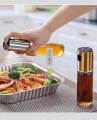 Glass Oil Spray Bottle Pump for Oil-100 ml-Control Kitchen Olive Oil-Sprayer Pot Bottle Dispenser Gadget Cooking Tools For BBQ,Baking,Frying,Salad. 