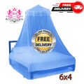 Mosquito Net - Double Bed 6x4 size - Square Framed. 