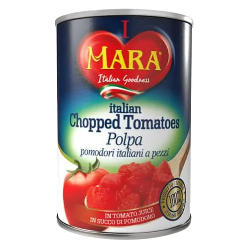 Mara Chopped Tomatoes in Tomato Juice 400g