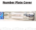 Front & Rear Number Plate Cover -Chrome. 