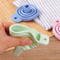 Mini Foldable Funnel Collapsible Funnel Folding Portable Oil Pot Funnels Hung Household Liquid Dispensing Kitchen Tools. 