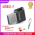 【64GB 】 SAMSUNG FIT plus USB 3.1 USB Flash Drive 32GB 64GB Pen Drive Tiny Stick Storage Device 256G U Disk Mini Flash drive. 