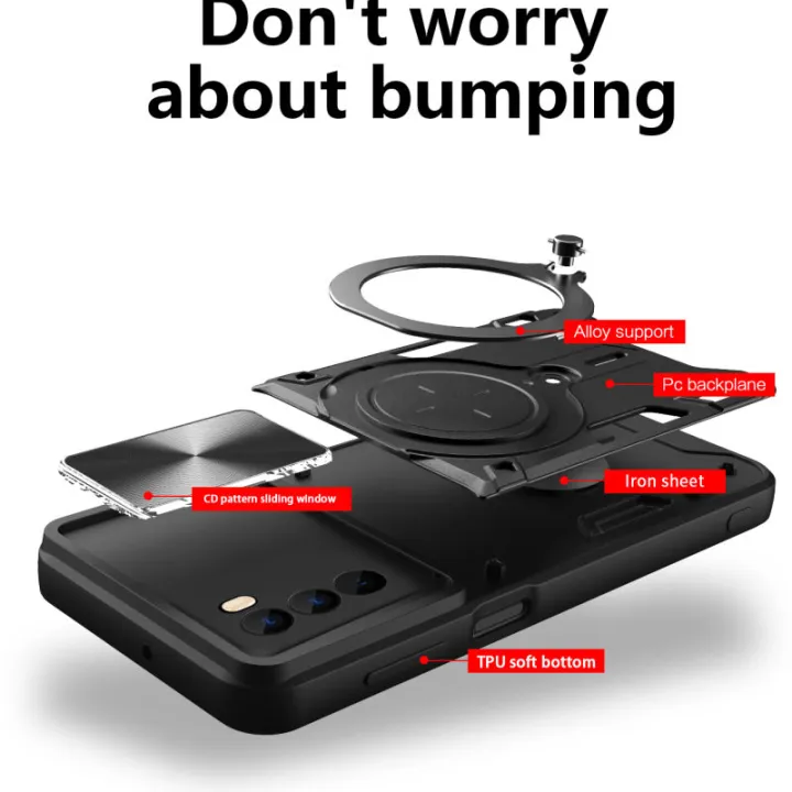 Lereach%20For%20Motorola%20Moto%20G62%205G%20Mobile%20Cover%20Case%20Camera%20Thick%20%20Armor%20Car%20Ring%20Bracket%20Shockproof%20Back%20Cover%20-%20Image%202