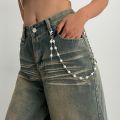 New Punk Star Pendant Pant Chain Metal Multilayer Waist Keychain Hip Hop Casual Jeans Chain Women Man Gifts. 