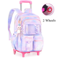 School Rolling backpack Bags school wheeled backpack for girls kids School trolley bag for girls school bag wheels for girls. 
