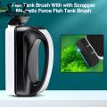 Fish Tank Magnetic Brush Efficient Double-sided Magnetic Aquarium Glass Cleaner with Scraper Say Goodbye to Algae Buildup Perfect for Southeast Asian Fish Tank Owners Dual-sided Fish Tank Cleaning. 