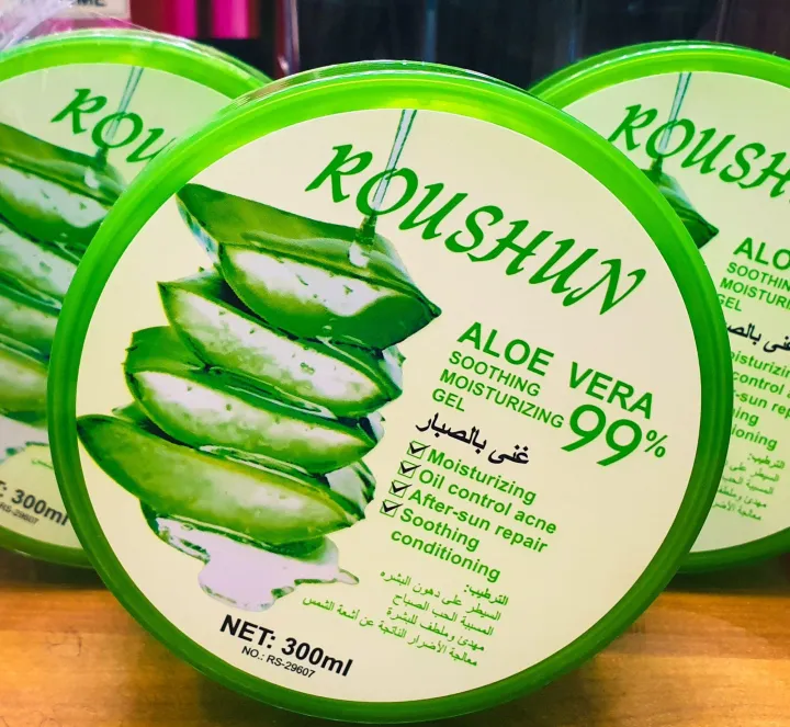 Roushun%20Aloe%20Vera%20Soothing%20And%20Moisture%20Gel%20Contained.%20Softening%20&%20Rejuvenation%20-%20Image%202