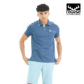 Moose Men’s Accented Polo T-Shirts. 