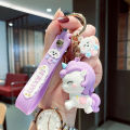 Cute Kawaii 3D Unicorn Keychains Softglue Pegasus Pendant Key Rings for Kids Toys Doll Women Men Bag Key Chain Gifts for Girl. 