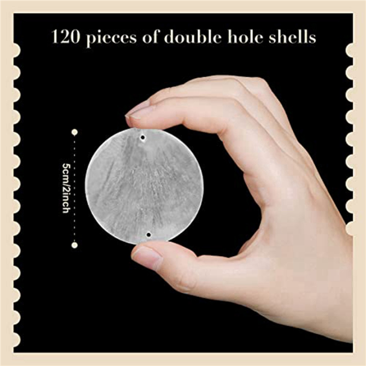 360%20Pcs%20Round%20Natural%20Shells%20Capiz%20Sea%20Shells%202%20Inch%20Oyster%20Shells%20for%20Crafting%20with%202%20Holes%20Sea%20Shell%20Discs%20-%20Image%202