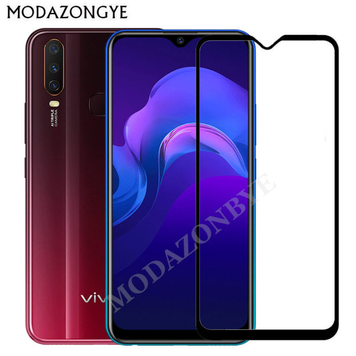 Vivo V9 Youth Full Glue Tempered Glass for Screen Protector Glass