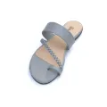 Sheoly Braided Strap with Toe Ring Sandals for Women. 