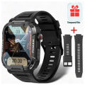 Original 2024 New Released Smart Watch Rugged Military  1.85 Outdoor Men Bluetooth Call Smartwatch For Xiaomi Android IOS Ip68 Waterproof Fitness Watches 2024 New Release. 