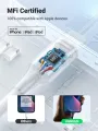 Ugreen MFi Lightning to 3.5mm Headphones Adapter for iPhone 13 12 11 Pro max mini 8 7 Aux 3.5mm Jack Cable for Lightning Adapter Accessories. 