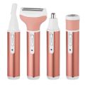 4 in 1 Body Hair Removal Epilator Armpit Hair Bikini Hair Leg Hair Pubic Hair Electric Razor Clipper Shaver Trimmer Women. 