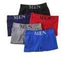 5PCS Wholesale One Size Men's Underwear Men's Mid Rise Plus Size Sports Seamless Comfortable Breathable Teen Boxer Briefs. 
