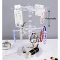 Counter Top Spinner Display Stand Jewelry Rotating Ring Display Holder Necklace Keychain Pendants Organizer. 