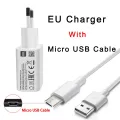 XIAOMI MDY-09-EW EU Micro USB Type C Data Cable Wall Charger For Mi 8 9 SE lite A1 6 5 A2 Mix 2 2s Redmi 4x 5 Plus Note 5 4 4X. 