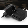 Universal Conversion Plug 220V AC To 12V DC Car Power Adapter Socket Converter. 