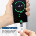 Lightning to Type-C Adapter - USB-C to iPhone Connector for iPhone 14/13 Pro XS. 