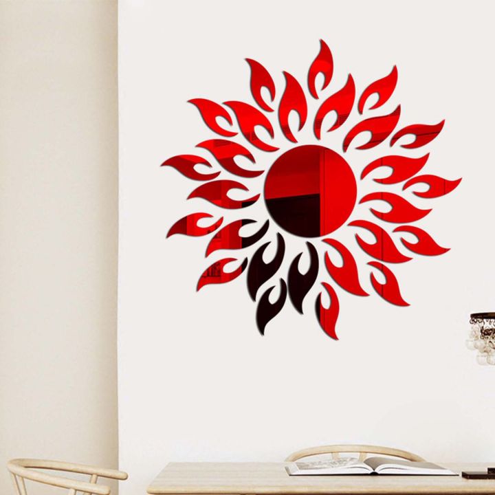 Wall%20Sticker%20Sunflower%20Shape%20Home%20Decor%20Acrylic%20Decorating%203D%20Mirror%20Background%20Ornaments%20for%20Living%20Room%20-%20Image%207