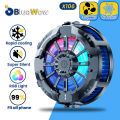 BlueWow X106 Phone Cooler Holder Wireless Charging For iPhone USB Fan Game Holder Radiator Mobile Phone Stand. 