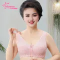 Muses Mall Wireless Bra Front Zipper Sports Bra for Women Shockproof Push-up Yoga Bra with Wide Straps Breathable Anti-snagging Perfect for Jogging Cotton Bra. 