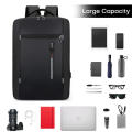 USB Travel Waterproof Large Laptop Bag Backpack Shoulder Bag. 