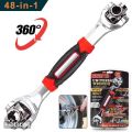 Universal Wrench 48 in 1 Socket Wrench Multi-function Wrench Tool with 360 Degree Rotating Head, Spanner Tool for Home and Car Repair. 