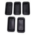 Bread Bakeware PTFE Coating Loaf Pan Carbon Steel 5PCS for Brownies. 