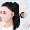 Sunscreen Mask Summer Ice Silk Anti-UV Outdoor Sports Cycling Bike Motorcycle Scarf Breathable Thin Women Half Face Cover Sunlight Mall. 