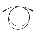 3 FT 1.1M Metre Digital Fibre Optical Audio Toslink SPDIF MD DVD Cable Lead Plug. 