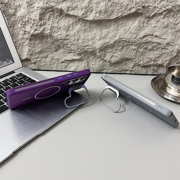 NEW%20Desert%20Titanium%20Gold%20lens%20frame%20holder%20magnetic%20silicone%20case%20for%20Samsung%20Galaxy%20S25%20S24%20Ultra%20magsafe%20charging%20soft%20back%20cover%20-%20Image%203