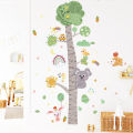 Cartoon Animal Trees Height Measure Wall Stickers for Kids Rooms Baby Room Decoration Meter Child Growth Chart Wallpaper Nursery Children's Room Bedroom Porch Kindergarten Classroom Decoration Wall Sticker Mural Wall Decal. 