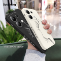 Sutuiying Cute Pretty Cat Phone Case For Xiaomi Redmi Note 13 12 12S 11 11S 10 10S 9 9S Pro Plus 4G 5G Liquid Silicone Cover. 