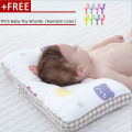 [Free gift] Kids Sleeping Pillows 0-10 Years Cotton Infant Baby Prevent Flat Head Pillow Toddler White Children Sleep Postioner. 