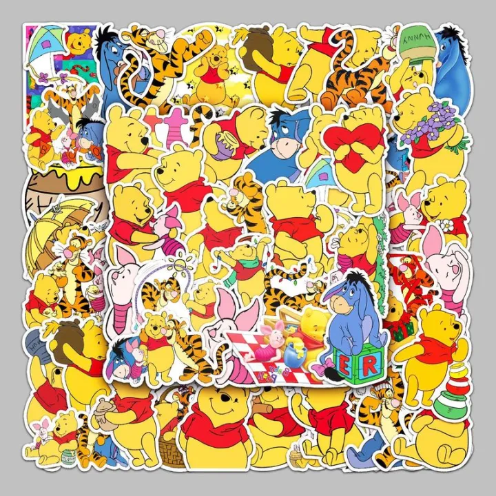 20/40/60pcs%20Pooh%20Stickers%20Winnie%20the%20Pooh%20Bear%20Stickers%20for%20Laptop%20Scrapbook%20Journal%20Kids%20Girls%20Boys%20Stickers%20-%20Image%202