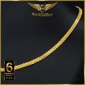 Gold Plated Bismark Mesh Chain with Ancor Pendant. 