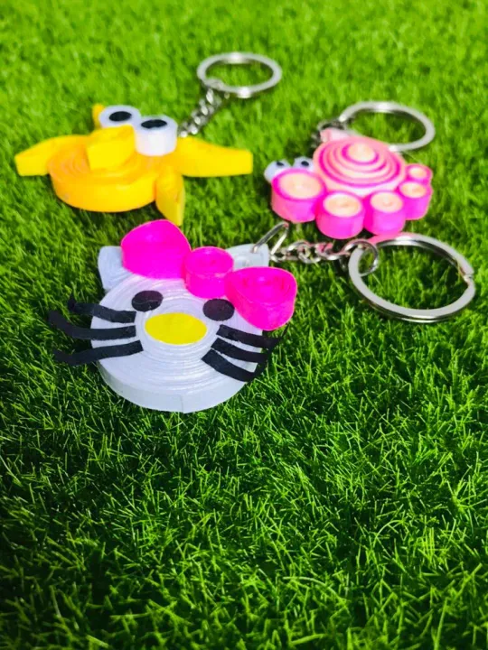 50%20pcs%20Stylish%20Paper%20Quilling%20Key%20Tag%20DIY%20Handmade%20Beautiful%20&%20Colorful%20Variations%20-%20Image%205