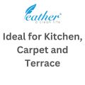 KITCHEN BROOM / TERRACE BROOM / CARPET BROOM 7 ROWS OF SHORT BRISTLE WITH 120CM METAL HANDLE. 