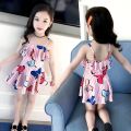Swimsuit Children Girl Conservative Two-Piece Set Skirt Fashion Baby Swimsuit Toddler Children Teens Girl Hot Spring Swimming Wear. 