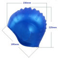 Men Women Swimming Caps Long Hair Waterproof Swim Pool Cap Ear Protect Silicone Diving Hat. 