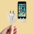 Strong Adhesive Hook Power Plug Socket Hanger Holder Wall Self Sticky Hooks Multi-function Storage. 