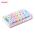 26 Pcs Alphabets Letters Round Stamp Seal Children Gifts Toys Self Inking Scrapbooking Plate Ink Pads Stamper. 