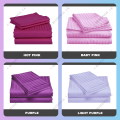 Egyptian Cotton Striped Bed Sheet with 2 Free Matching Pillow Cases | Hotel Quality | Beddings.lk. 