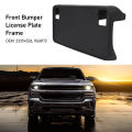 Front Bumper License Plate Frame Number Plate Frame Weatherproof Secure Installation Long Lasting Use 1068172 for Cars. 