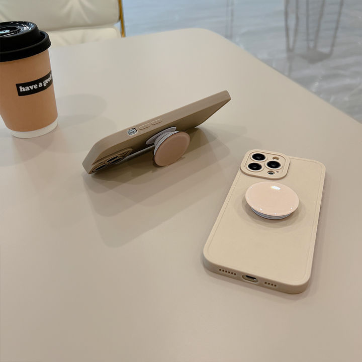 Spring%20Festival%20Is%20Not%20Closed,%20High-Grade%20Plain%20Color%20iPhone14%20Mobile%20phone%20shell%20for%20iphone%2014promax%20Bracket%2013%20Morandi%2011%20-%20Image%204
