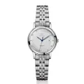 Swiss O Gu Sten authentic stainless steel luminous quartz watch waterproof ms.man stainless steel watches fashion lovers (SilverBlue). 