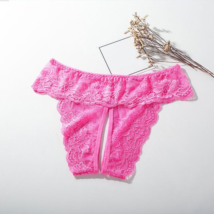 Withoutyou%20%EC%86%8D%EC%97%AC%EB%B3%B8%20women's%20bottoms%20panties%20women's%20lace%20cut-out%20opening%20thong%20low%20Original%20rise%20cotton%20underwear%20brazilian%20bikini%20solid%20color%20briefs%20%EC%9D%BC%EC%9E%90%EC%98%B7%20-%20Image%202